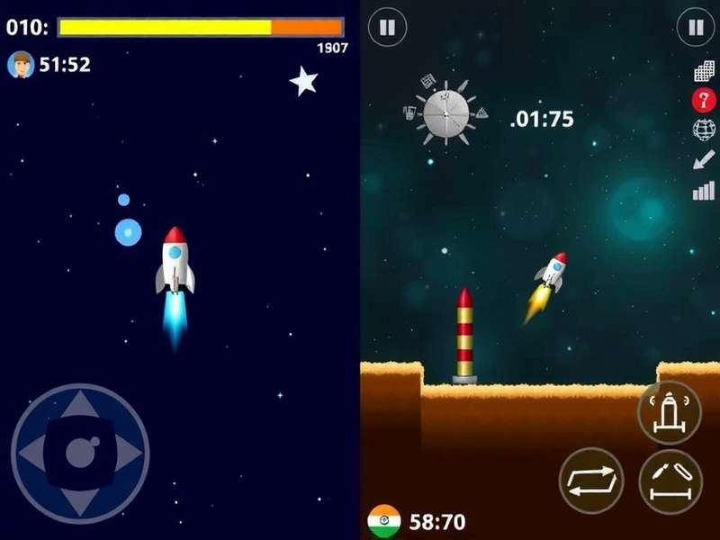 Astro Blazer Gameplay Screenshot